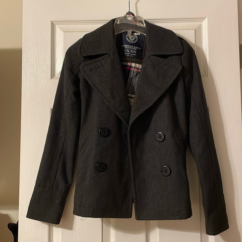 Gray AE Pea Coat